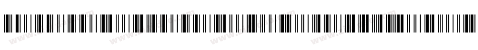 LibreBarcode39Text R字体转换